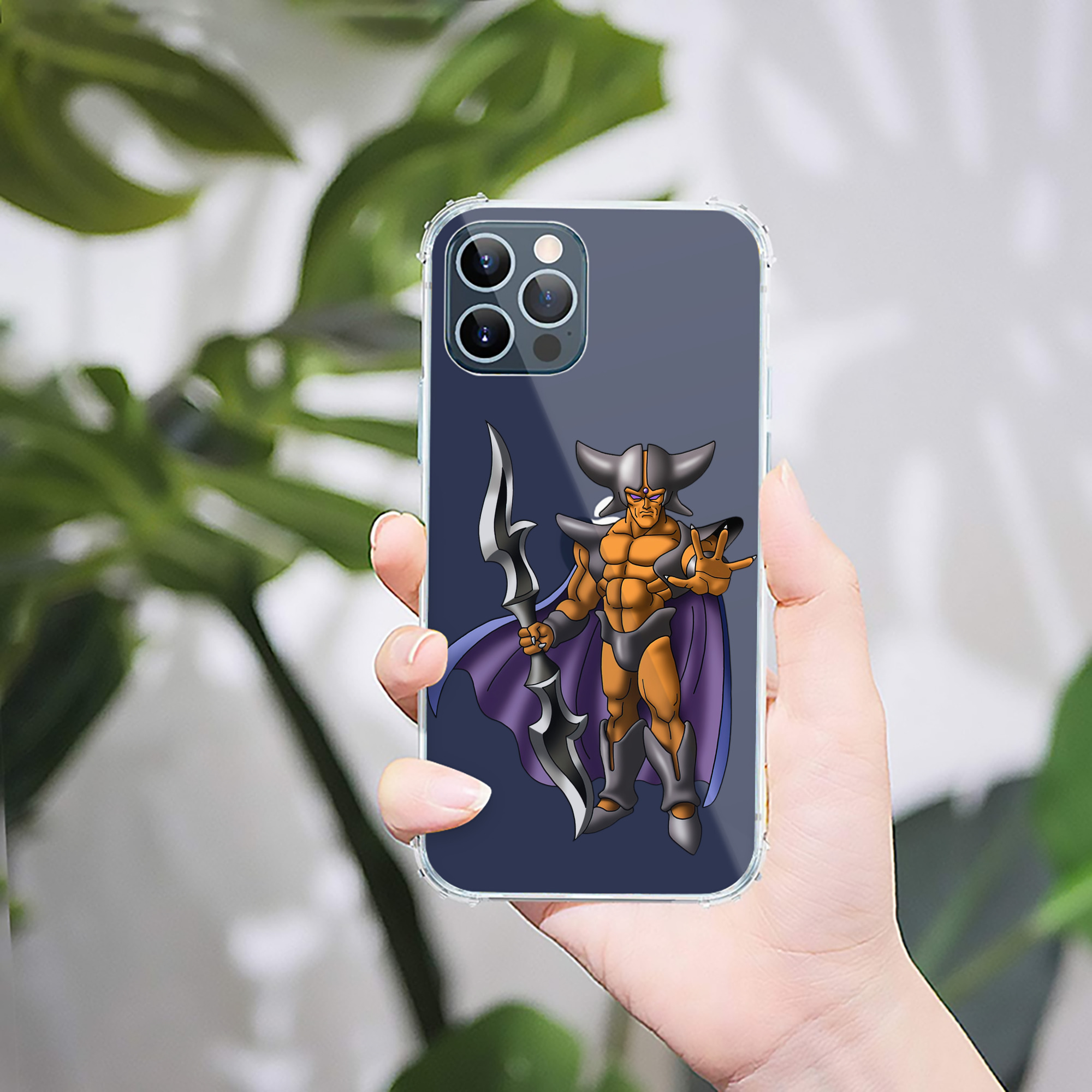（画像用） ドラゴンクエスト Doragon Kuesuto Dragon Quest 【iPhone 12シリーズ対応】透明スマホケース（クリアソフトケース）